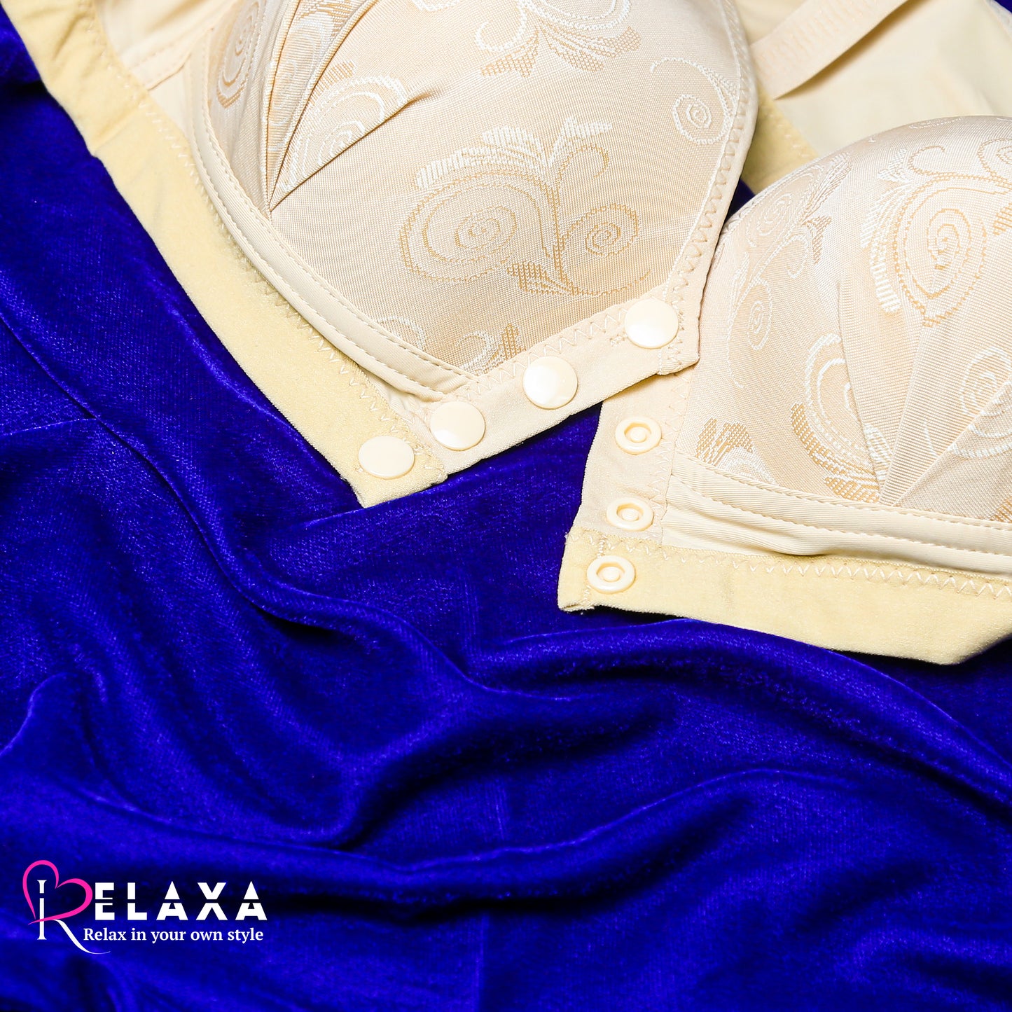 Front Open Button Paded Bra