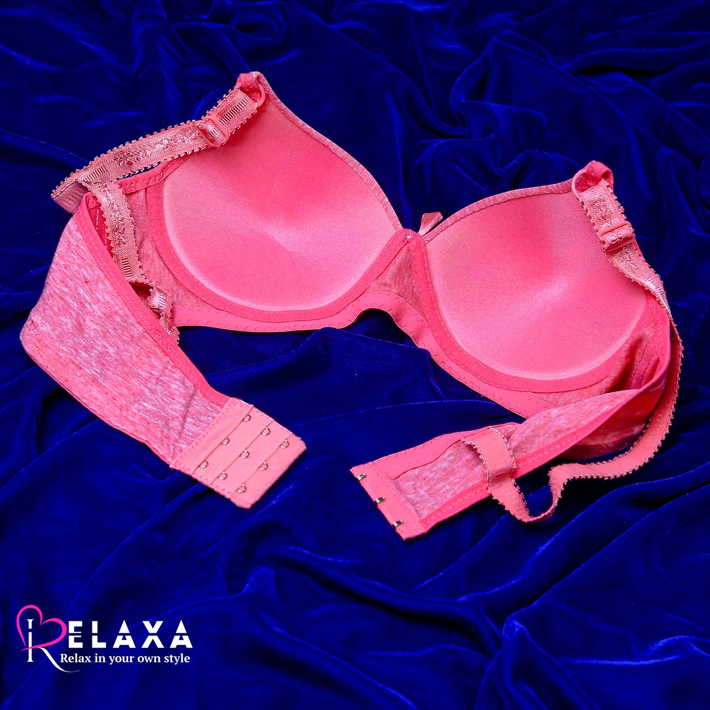 Thin Pad Floral Net Bra