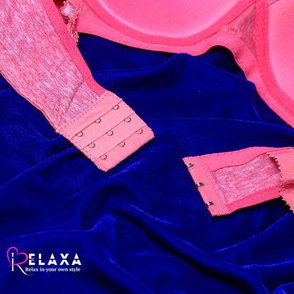 Thin Pad Floral Net Bra