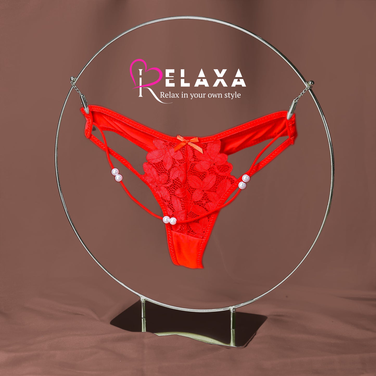 Net Beaded Bikini Styled Panty