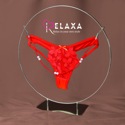 Net Beaded Bikini Styled Panty